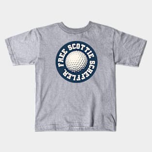 Scottie-Scheffler // Retro Style Design Kids T-Shirt